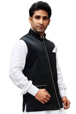 Black Velvet Nehru Jacket 2