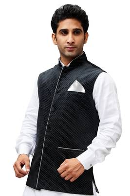Black Velvet Nehru Jacket 3