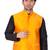 Orange Cotton Blend Nehru Jacket