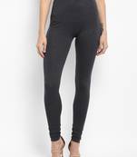 Grey Solid Leggings