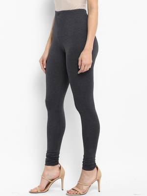 Grey Solid Leggings 4