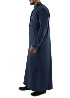 Blue cotton ashfak thobe thobe 2