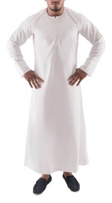 White cotton white emrati white house thobe 1