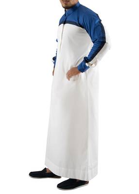 White cotton white cayman thobe 2