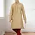 Gold Art Silk Dori Kids Boys Kurta Pyjama