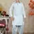 Feeroze Linen Cotton With Solid Work Kids Pathani