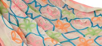 Light-pink embroidered cotton salwar with dupatta 4