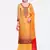 Yellow Embroidered Chanderi Salwar With Dupatta