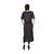 Ikat and sambalpuri round neck black handloom kurti