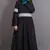 Black Poly Crepe Plain Islamic Abaya