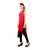 Ikat and sambalpuri round neck red black handloom kurti
