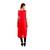 Ikat and sambalpuri round neck red black handloom kurti