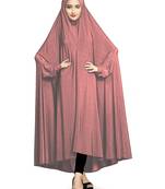 Violet Color Plain Women'S Chaderi Abaya Burkha