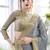Grey plain chiffon saree with blouse
