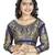 Cream embroidered art silk saree with blouse