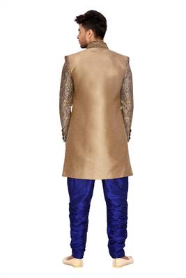 Gold  Brocket Indo Western 2