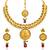 Divine Gold Plated Temple Jewellery Necklace Set for Women