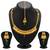 Fashionable Gold Plated Temple Jewellery Necklace Set for Women
