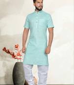 Pista Cotton Kurta Pajama