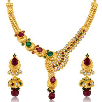 Fine Gold Plated Necklace Set for Women 4
