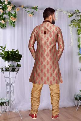 Maroon Brocket Indo Western Dresses 5
