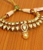 Kundan Meenakari Paisley Bridal Baajuband