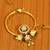 Kundan Meenakari Polki Screw Bridal Nose Ring