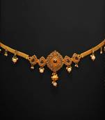 Wedding collection gold color rhinestone kamarbandh