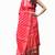 Giftpiper Benarasi Jamdani Brocade Suit In Silk Cotton Red