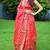 Giftpiper Benarasi Jamdani Brocade Suit In Silk Cotton Red