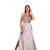 Khwaab Halter Neck Lavender Net-Satin Mermaid Gown