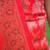 Giftpiper Benarasi Jamdani Brocade Suit In Silk Cotton Red
