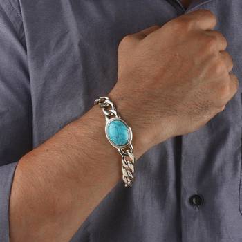 Silver metallic bracelets 3