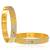 Modern Gold and Rhodium Plated Dancing Bangles for Women