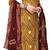 Mustard Color Bandhej Satin Cotton Salwar Suit Dupatta Bandhani Dress Material