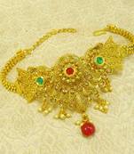 Multicolour kundan adjustable bajuband armlet ethnic wedding jewellery