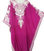 Pink georgette embriodery islamic kaftans