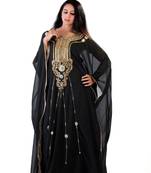 Black georgette embriodery islamic kaftans