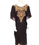 Black georgette embriodery islamic kaftans