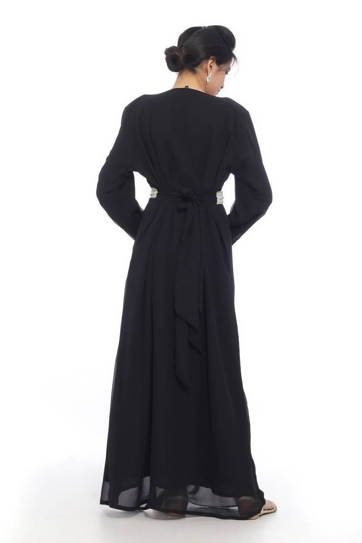 Black georgette embriodery islamic kaftans