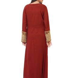 Maroon georgette embriodery islamic kaftans