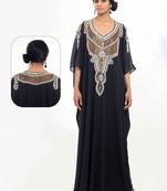 Black georgette embriodery islamic kaftans