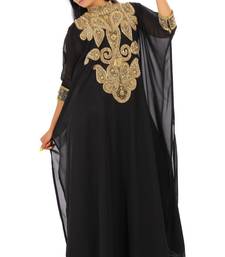 Black georgette embriodery islamic kaftans
