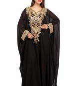 Black georgette embriodery islamic kaftans