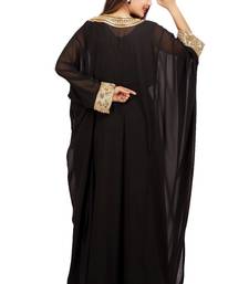 Black georgette embriodery islamic kaftans