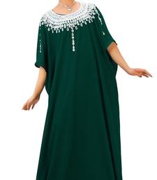Green georgette embriodery islamic kaftans