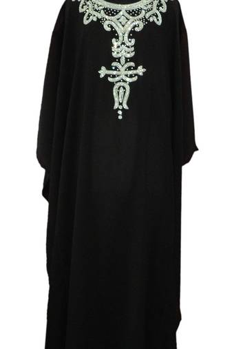 Black georgette embriodery islamic kaftans