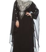 Black georgette embriodery islamic kaftans