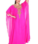 Pink georgette embriodery islamic kaftans