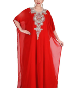 Red georgette embriodery islamic kaftans